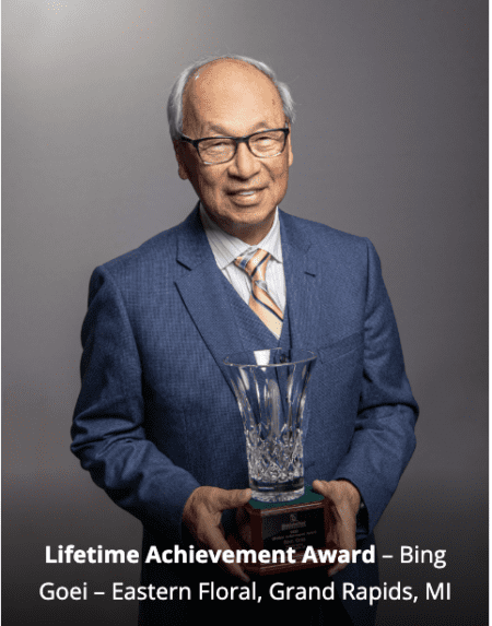 Lifetime Achievement Award - Bing Goei Eastern Floral