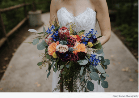 Eastern Floral, colorful bouquet
